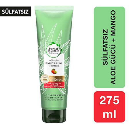 Herbal Essences Sülfatsız Renk Koruma ve Nem Aloe + Mango  Saç Bakım Kremin 275 ml